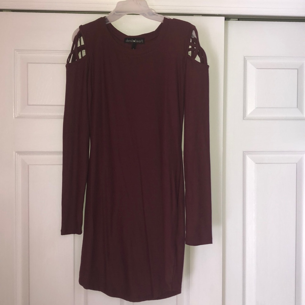 NWOT!!! Burgundy Mini Dress